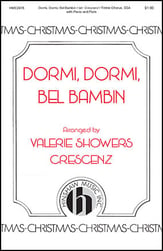 Dormi, Dormi, Bel Bambin SSA choral sheet music cover